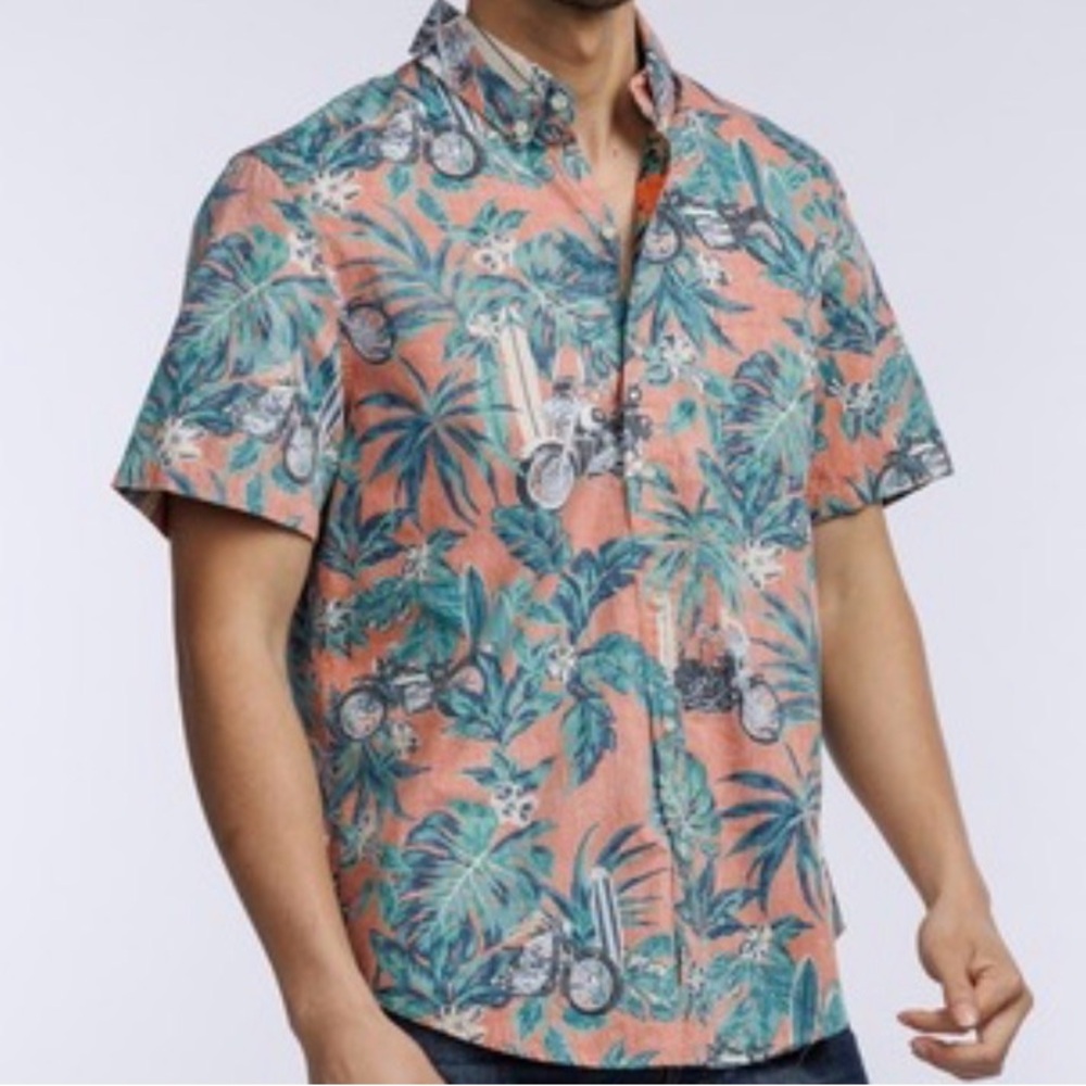 Harley Davidson Reyn Spooner 120
Years Hawaiian Shirt SZ Large